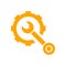spanner, repair, hammer, wrench, industry, construction, screwdriver, equipment, service, maintenance, ax, gear, work tool icon