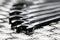 Spanners steel background D