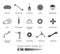 Spare Parts Icons Set