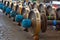 Spare railway wheels