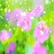 Sparkle green and pink brush strokes background.