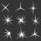 Sparkle lights Stars - vector