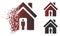 Sparkle Pixel Halftone House Owner Icon