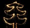 Sparkler christmas tree