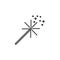 sparklers icon. Element of new year oarty outline icon. Thin line icon for website design and development, app development.