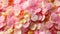 Sparkling Celebration: Delicate Pastel Pink and Gold Confetti Party Favors for Festive Occasions