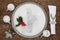 Sparkling Christmas Place Setting