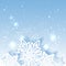 Sparkling Christmas Snowflake Background