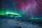 The Sparkling Dance of Aurora Borealis and Nature\\\'s Magnificent Work of Art .