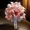 Sparkling Elegance: A Crystal-Adorned Bridal Bouquet Catching the Light