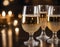 Sparkling and Elegant Festive Drinking Glasses for Celebrations.AI Generated