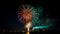 Sparkling Night: The magnificent fireworks display on New Year\\\'s Eve