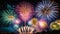 Sparkling Night: The magnificent fireworks display on New Year\\\'s Eve