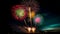 Sparkling Night: The magnificent fireworks display on New Year\\\'s Eve