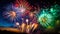 Sparkling Night: The magnificent fireworks display on New Year\\\'s Eve