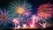 Sparkling Night: The magnificent fireworks display on New Year\\\'s Eve