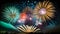 Sparkling Night: The magnificent fireworks display on New Year\\\'s Eve