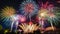 Sparkling Night: The magnificent fireworks display on New Year\\\'s Eve