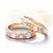 A Sparkling Promise: Glittering Wedding Bands