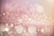 Sparkling Shades: Pale Pink & Ivory White Glitter in Defocused Background