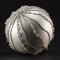 Sparkling silvery christmas ball, tree decoration