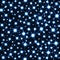 Sparkling Stars in Dark Vector Background