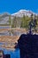 Sparks Lake in Central Oregon Cascade Range