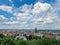 Sparrenburg view over Bielefeld city and the Teutoburg Forest