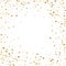 Sparse gold confetti luxury sparkling confetti. Sc