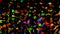 Sparse Multi Colored Abstract Mosaic Background Loop