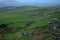 Sparsely Populated Irish Village with Fields and the Coast