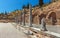 Spartan collonade - Delphi - Greece