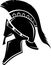 Spartan Helm Design Calligraphic