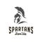 Spartan Logo Vector, Sparta Logo Vector, Spartan Helmet Logo Template, Icon Symbol