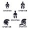 Spartan Logo Vector, Sparta symbol for logo design inspiration - Vector