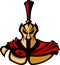 Spartan / Trojan Mascot Logo