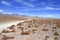 Spartan volcanic landscape of the Atacama Desert