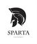 Spartan warrior head. knight logo. trojan