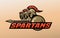 Spartan warriors. Logo, symbol.