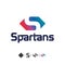 Spartans brand icon. Spartans company symbol