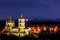 Spaso-Preobrazhensky Cathedral in the early morning, illuminated