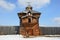 The Spasskaya Savior`s tower of Ilimsk Stockaded town, 1667 year built