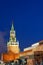 Spasskaya tower of Kremlin, night view