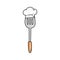 spatula kitchen utensil chef hat restaurant theme logo