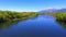 Spawning salmon in Kurile Lake at nature reserve, Kamchatka, Russia.