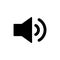 Speaker icon isolated on white background. Volume icon. Loudspeaker icon vector. Audio. Sound