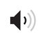 Speaker icon. Sound icon. low volume