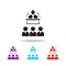 Speaker and listeners icon. Elements of election in multi colored icons. Premium quality graphic design icon. Simple icon for web