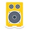 Speaker, Woofer Vector Icon that can be easily modified or edit