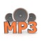 Speakers MP3 - Orange